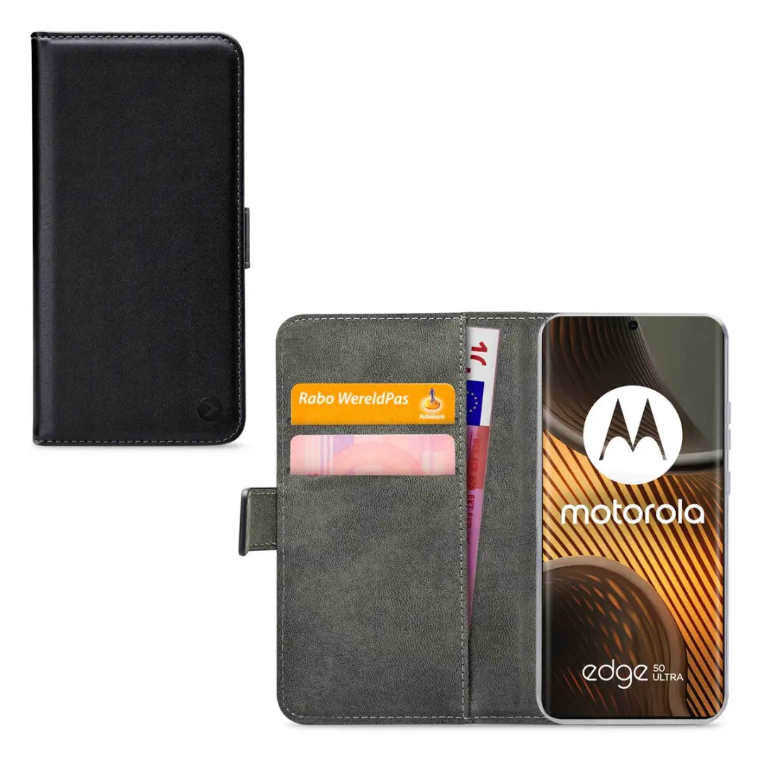 Mobilize Classic Gelly Wallet Bookcase Motorola Edge 50 Ultra - Zwart