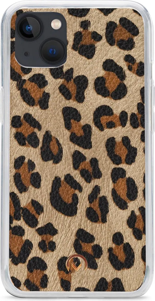 Mobilize iPhone 13 Mini Hoesje Luipaard Groen - 4 Pasjes