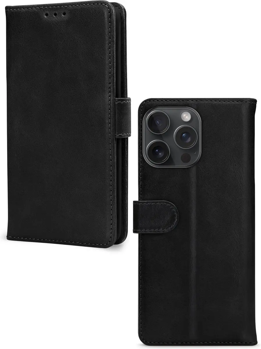 Mobilize Wallet Bookcase iPhone 15 Pro Max - Zwart - afbeelding 6 van 6