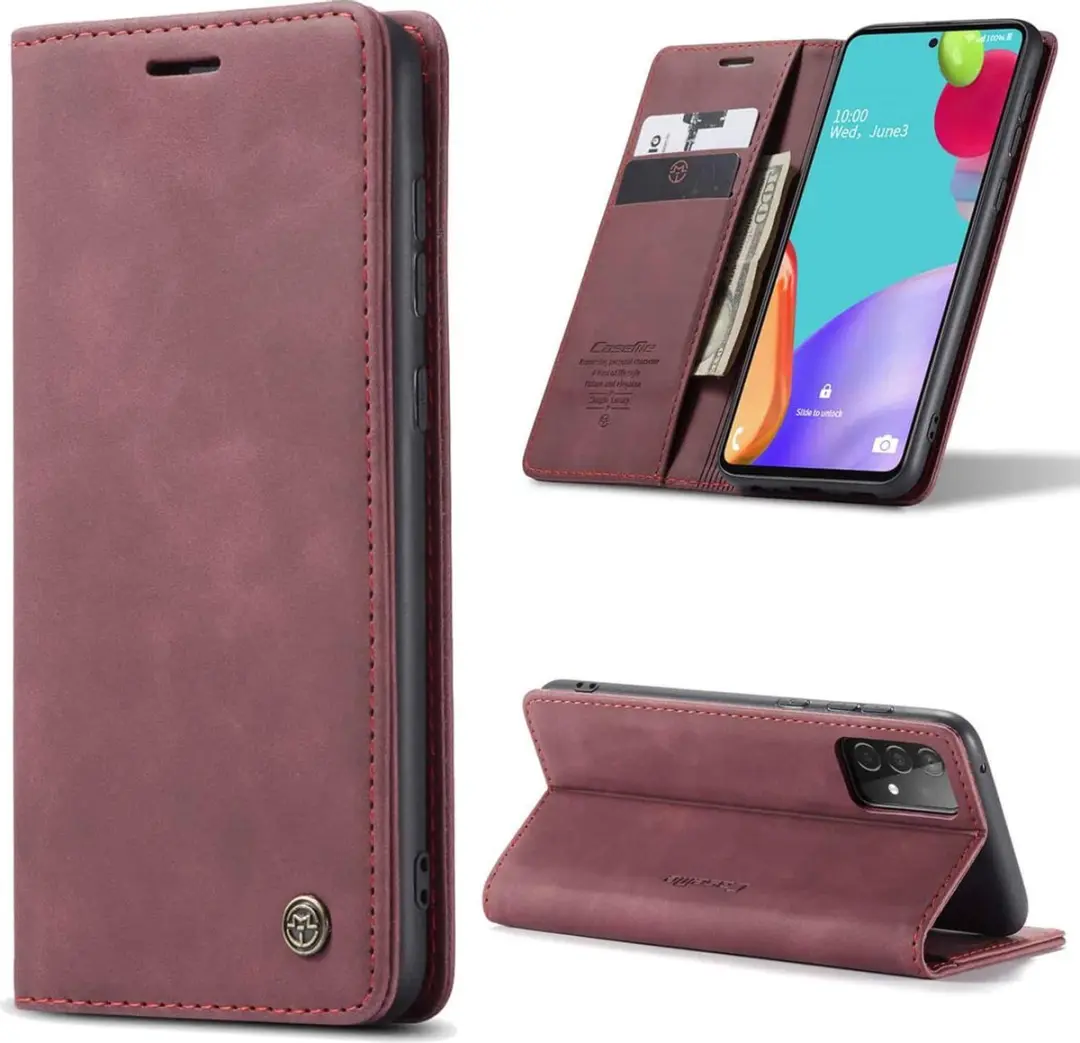 Caseme Retro Boekmodel Hoesje Samsung A72