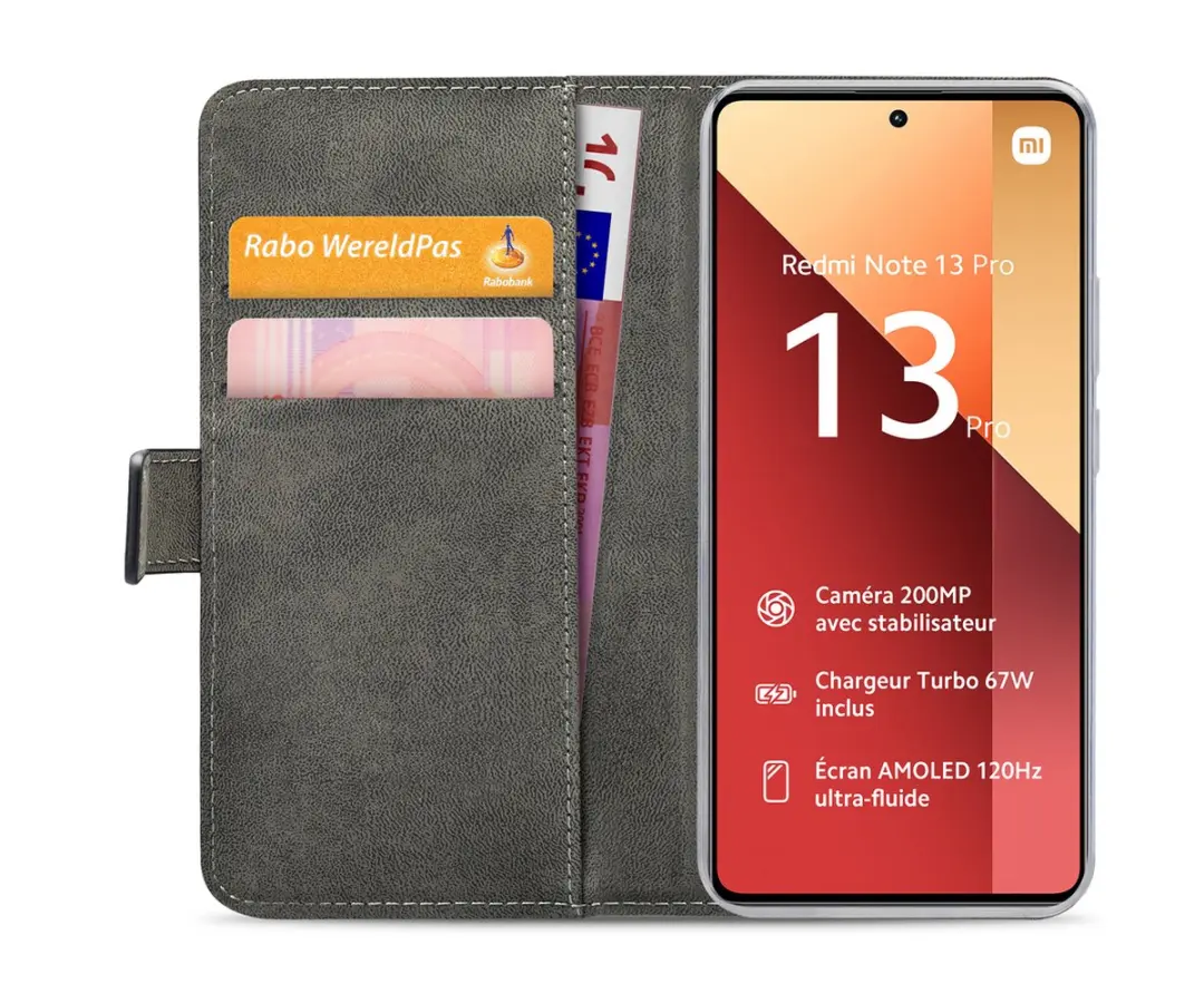 Mobilize Classic Gelly Wallet Bookcase POCO M6 Pro - Zwart