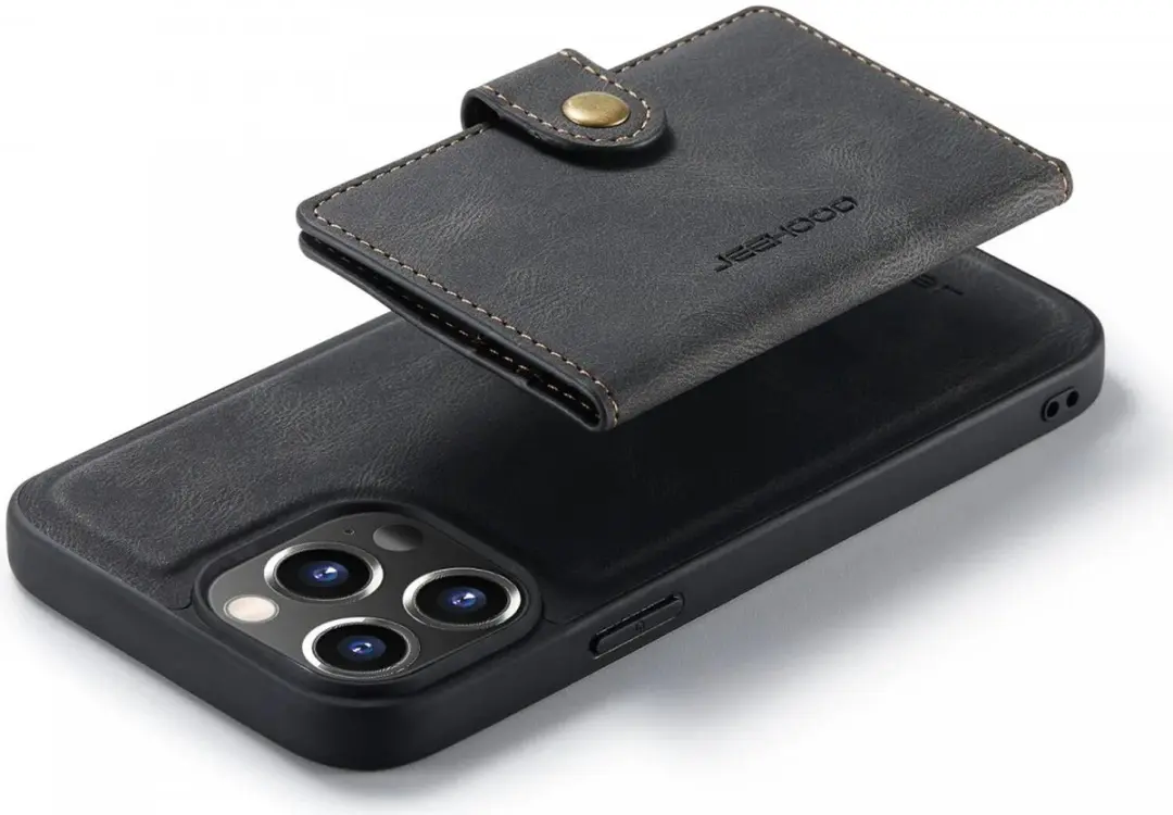 Caseme JH-01 Hoesje iPhone 14 Pro Max - 4 Pasjes - Zwart