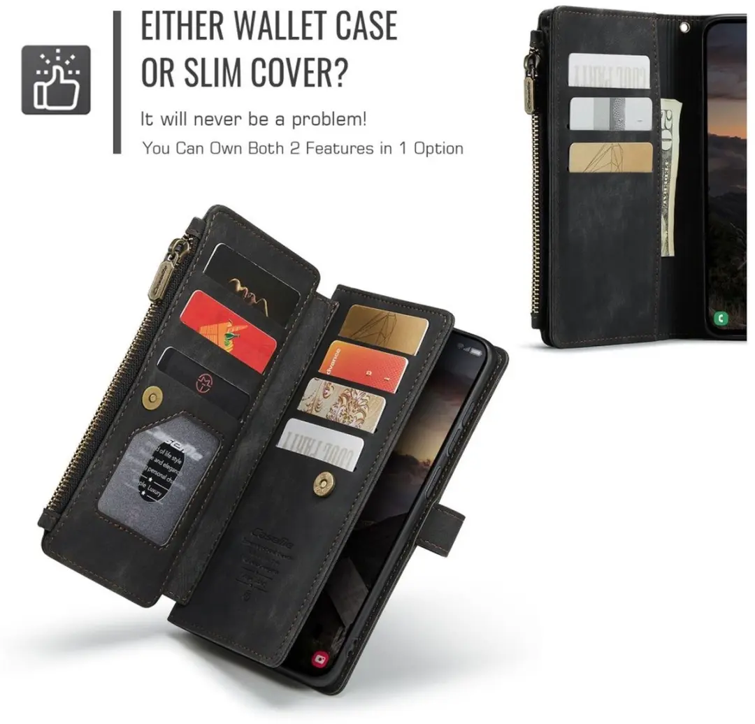 CaseMe C30 Hoesje Samsung Galaxy S26 Plus - Zwart
