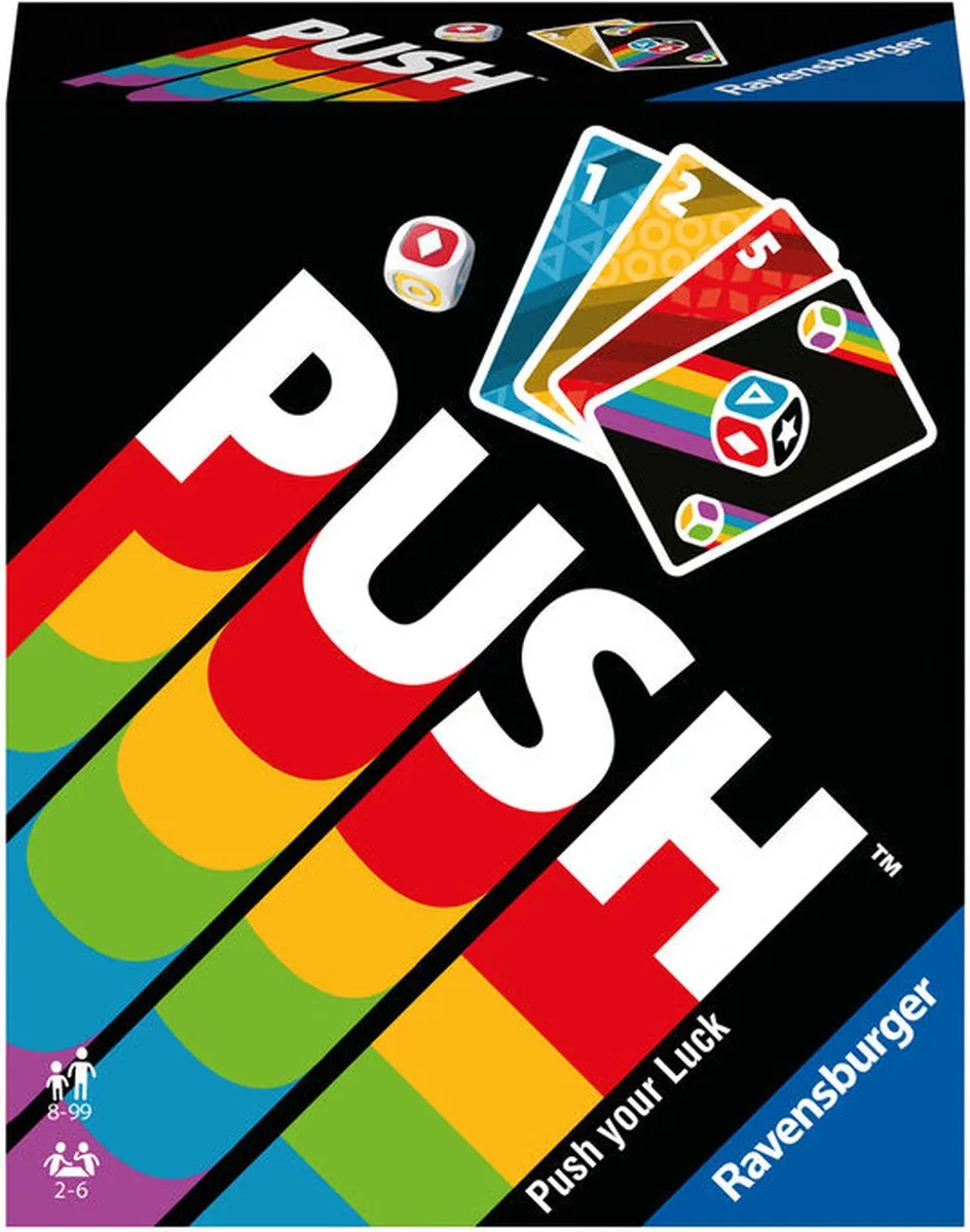 Ravensburger Push Dobbelsteenspel 268283 - 120 Kaarten - afbeelding 6 van 6