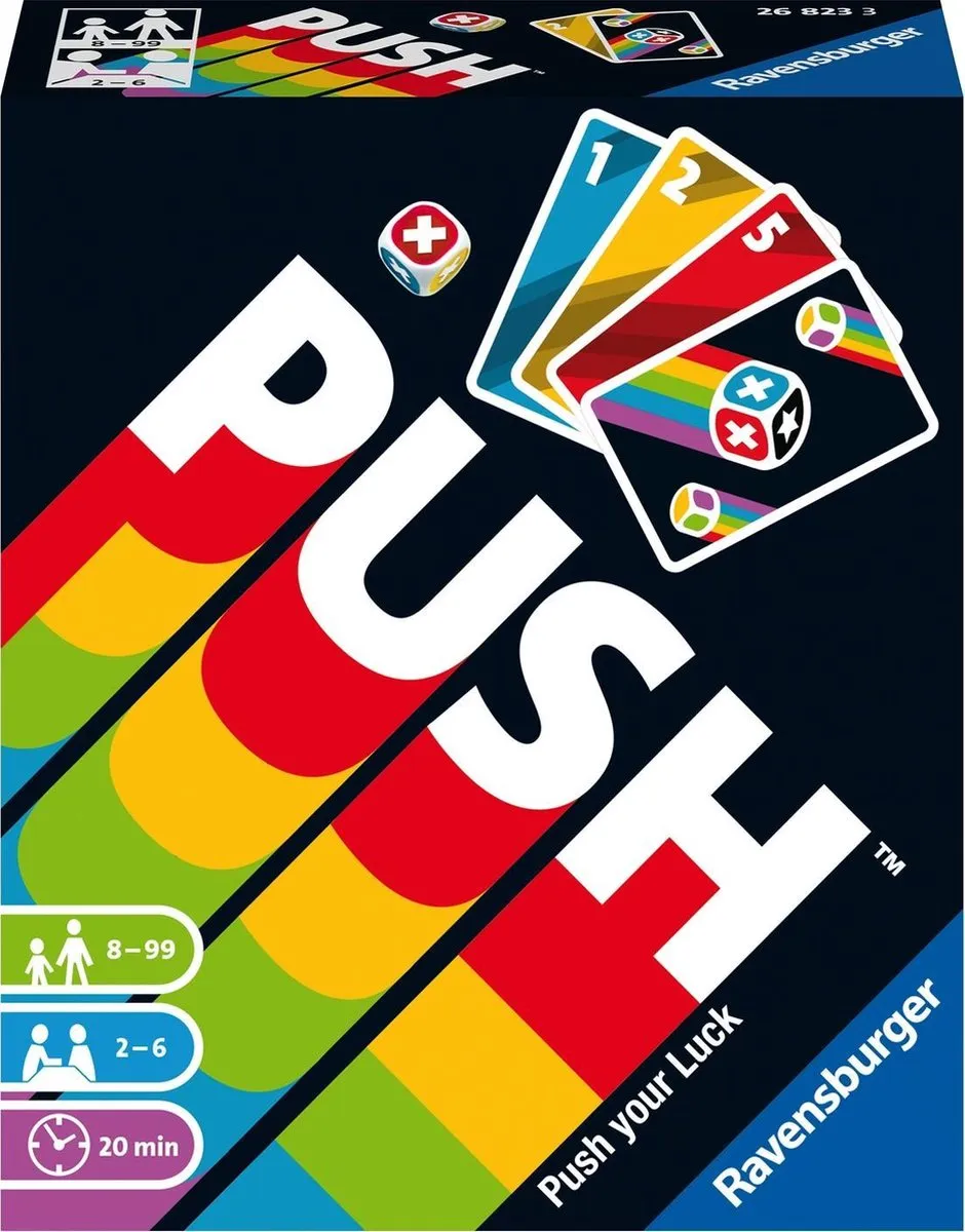 Ravensburger Push Dobbelsteenspel 268283 - 120 Kaarten