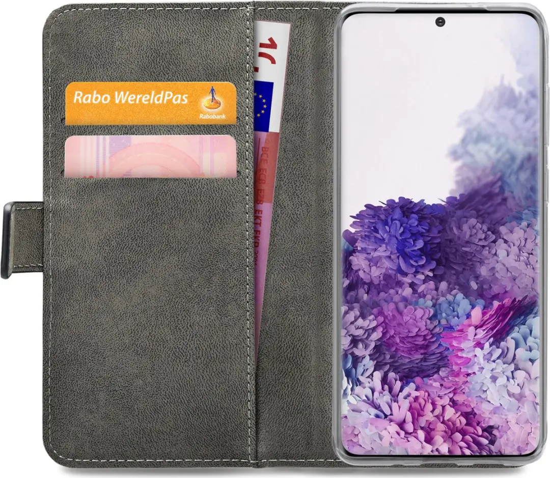 Mobilize Classic Gelly Wallet Samsung Galaxy S20 Plus - Zwart