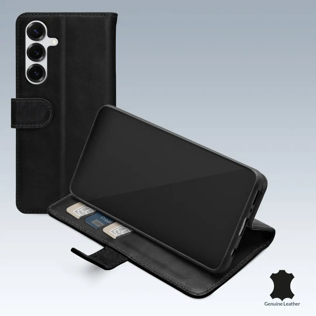 Mobilize Wallet Bookcase Telefoonhoesje S26 Plus - Zwart