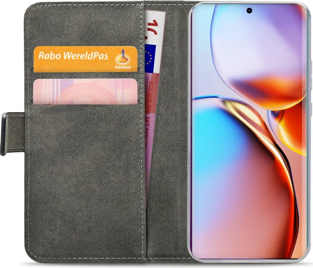 Mobilize Classic Gelly Wallet Bookcase Motorola Edge 40 Pro - Zwart