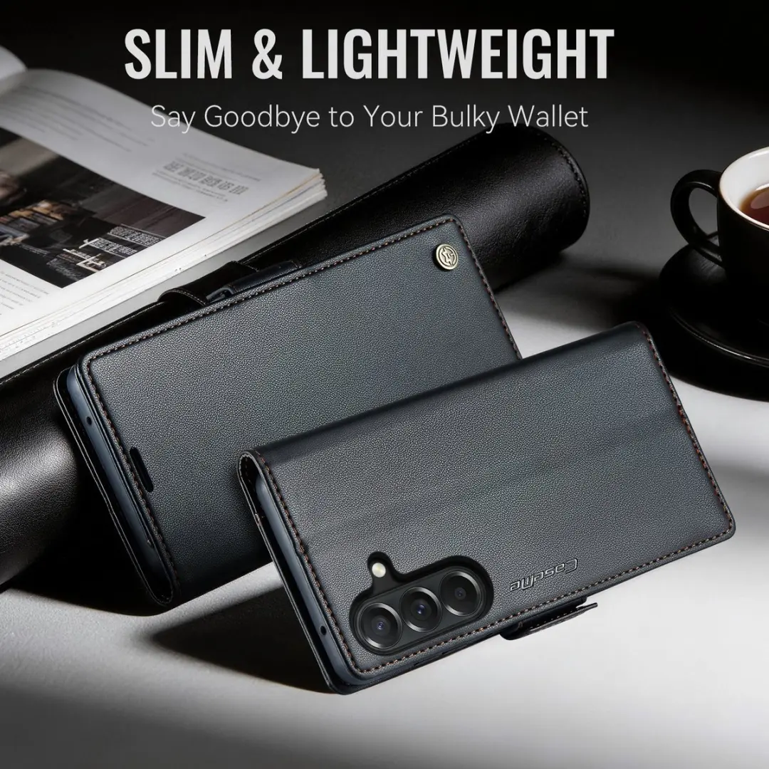 Caseme Hoesje Samsung Galaxy A27 Wallet Book 023 - Zwart