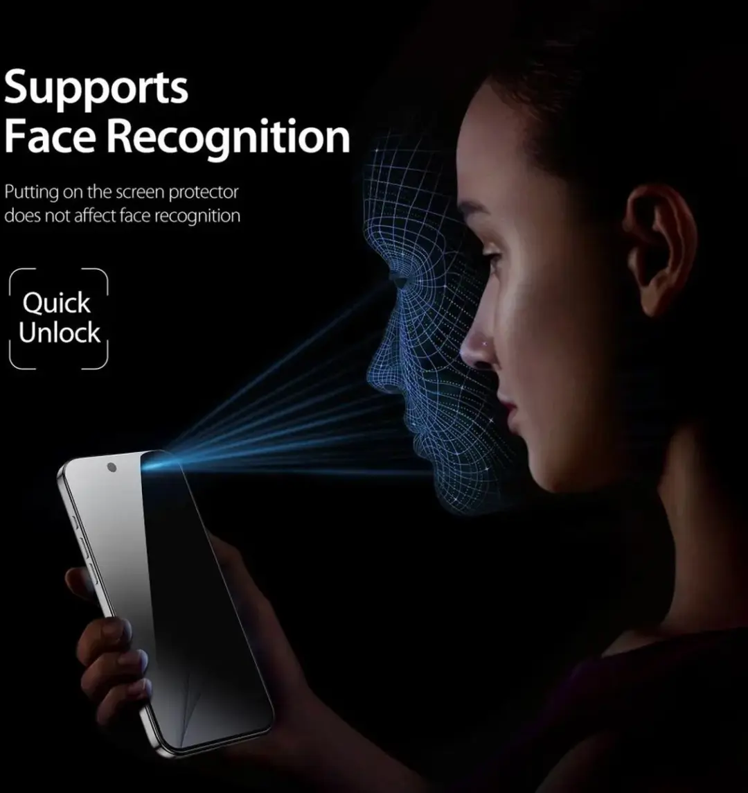 Dux Ducis Privacy Screenprotector iPhone 16E - Zwart