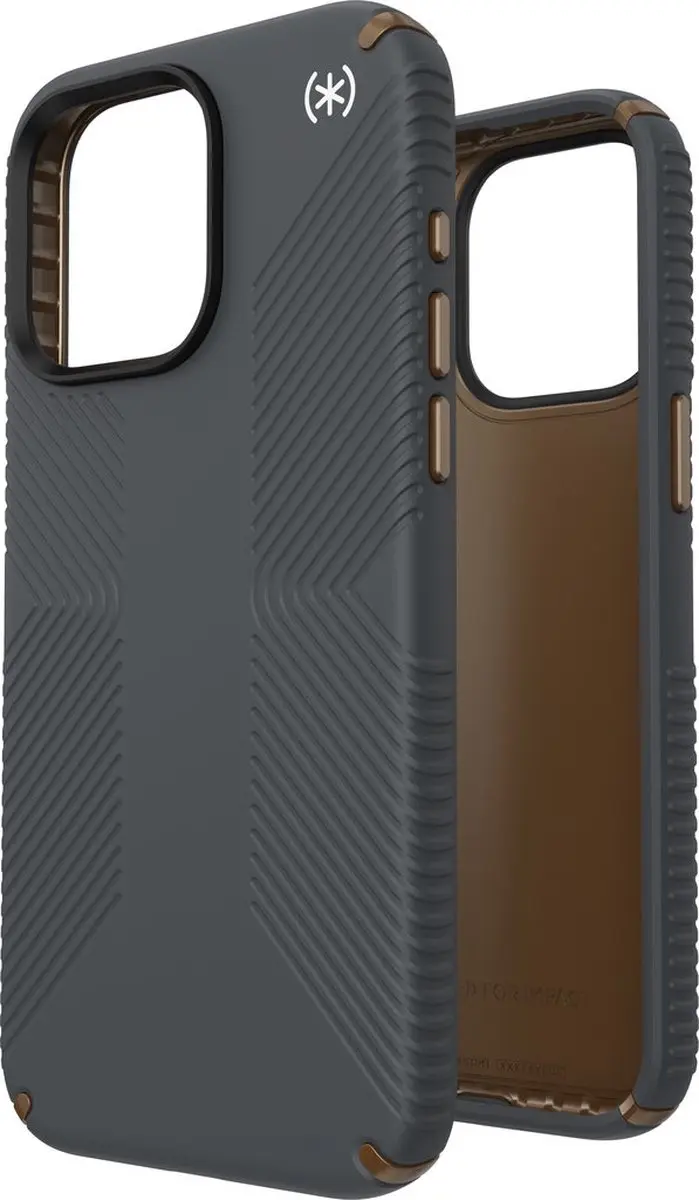 Speck Presidio2 Grip 150485-3212 Hoesje - iPhone 15 Pro Max Grijs