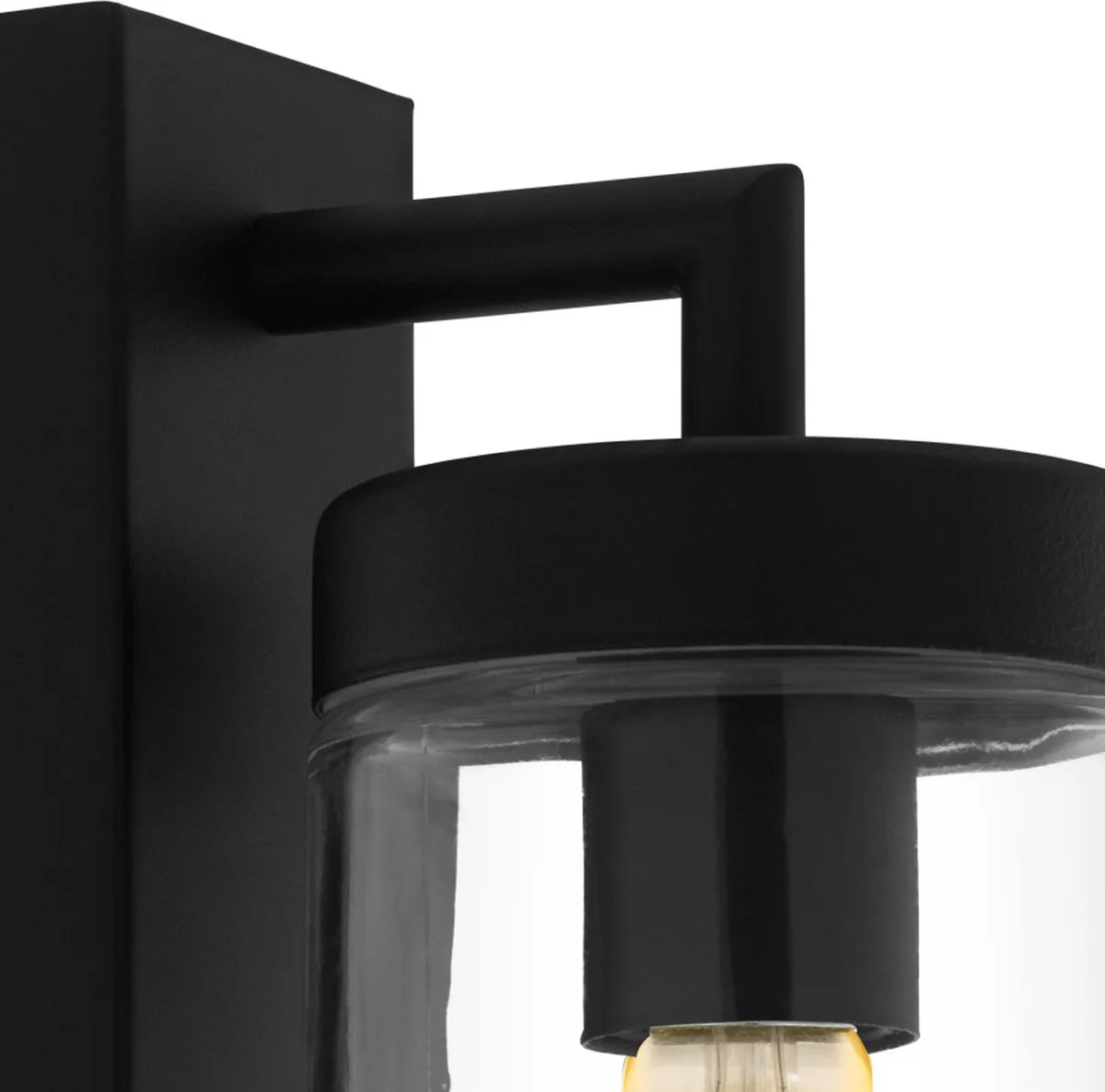 Eglo Bovolone Wandlamp Buiten E27 - 34cm - Zwart