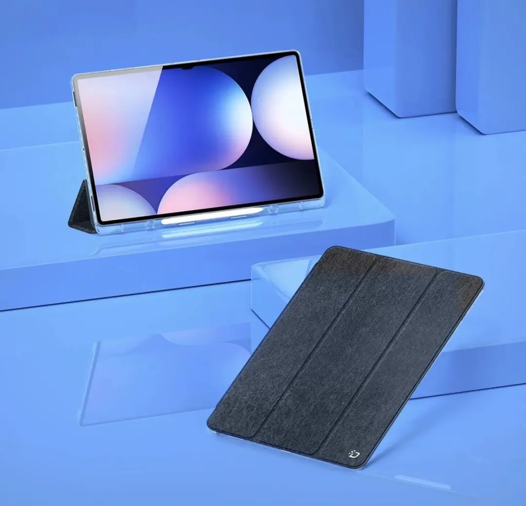 Dux Ducis Unid Tri-Fold Hoes Samsung Galaxy Tab S10 Ultra - Zwart