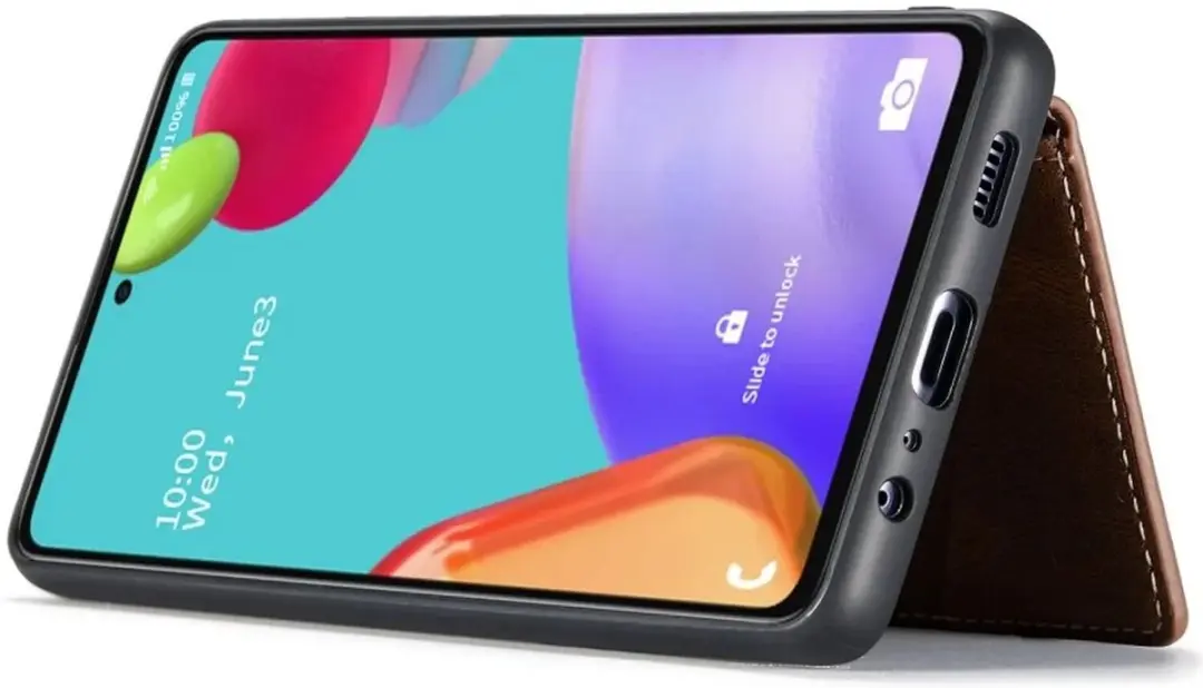 Caseme JH-01 Hoesje Samsung Galaxy A33 - Bruin