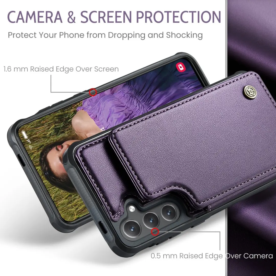 Caseme C22 Hoesje Samsung Galaxy S25 FE - Paars