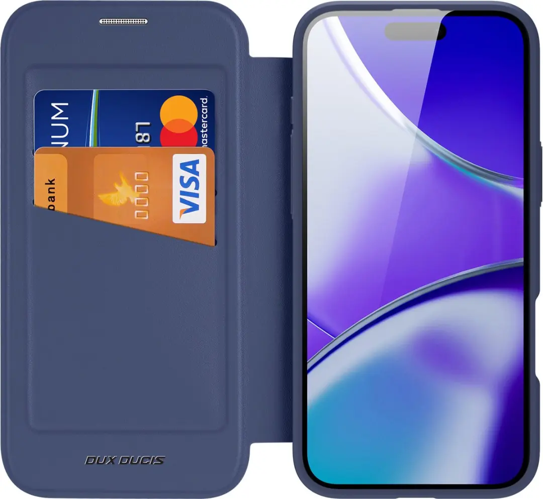 Dux Ducis Hoes iPhone 16 Plus Book Case - MagSafe - Blauw