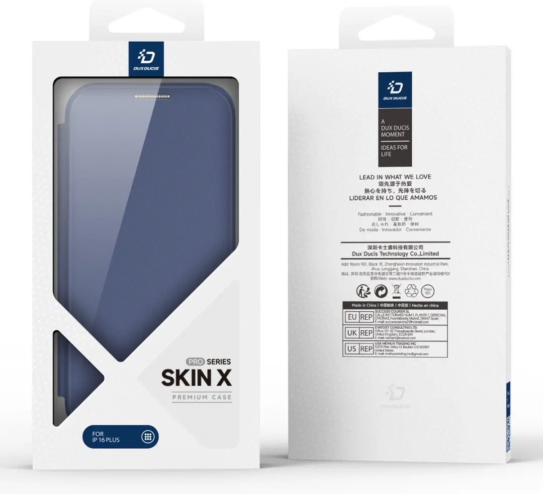 Dux Ducis Hoes iPhone 16 Plus Book Case - MagSafe - Blauw - afbeelding 6 van 6