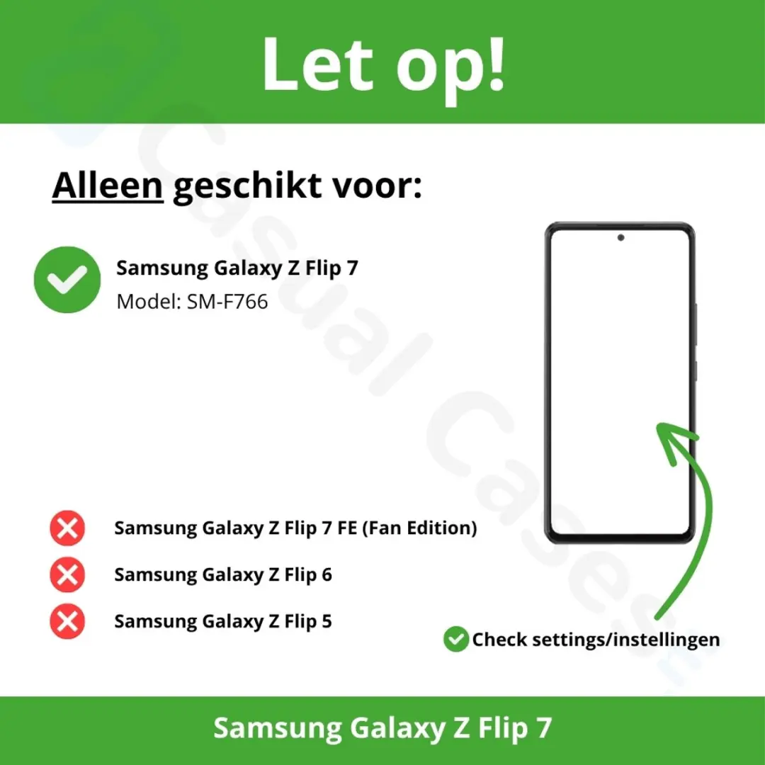 Dux Ducis Leren Hoes Samsung Galaxy Z Flip 7 - Lichtroze - MPN 8721389800662
