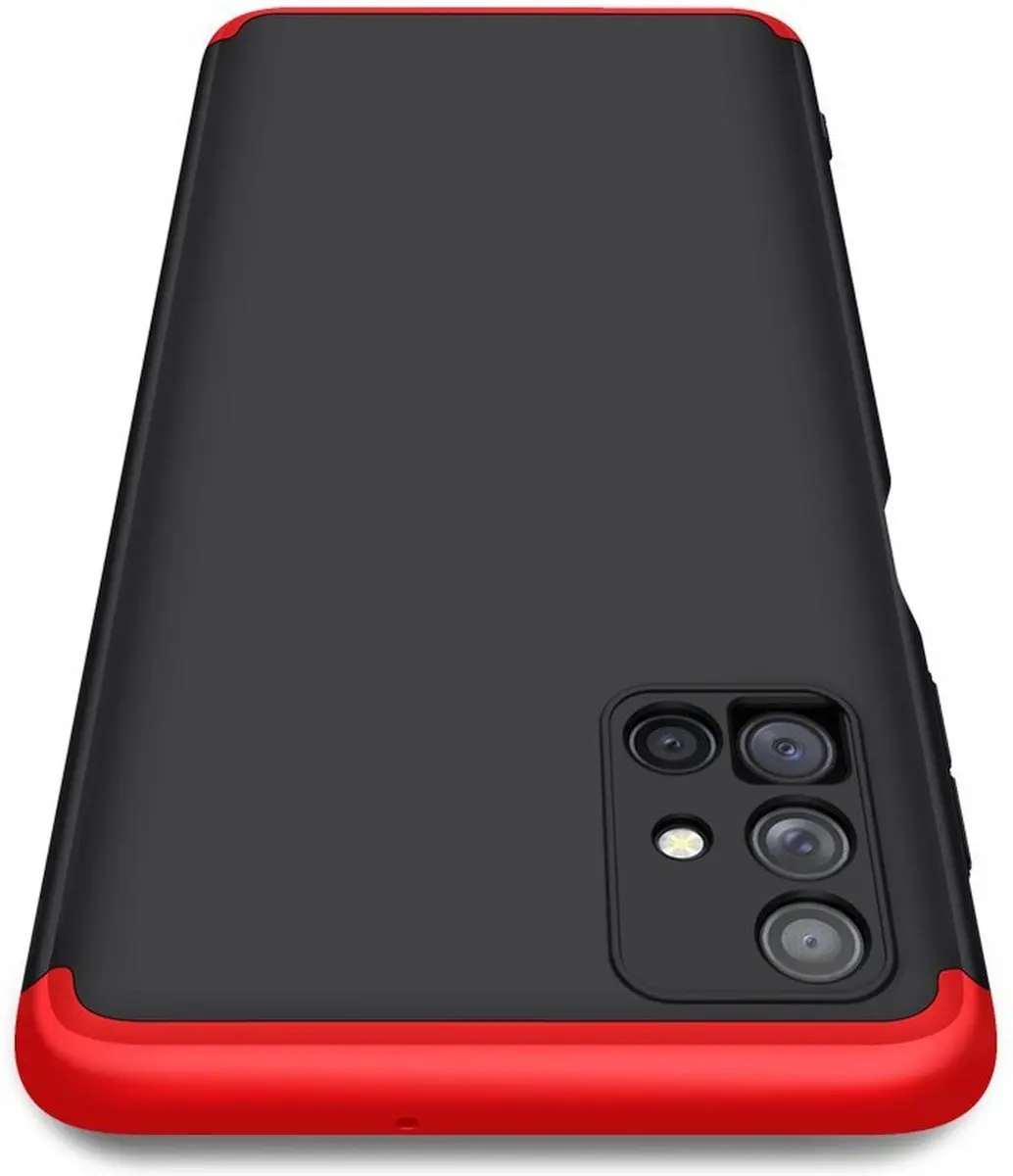 GKK 360 Full Body Hoes Galaxy M51 - Zwart/Rood
