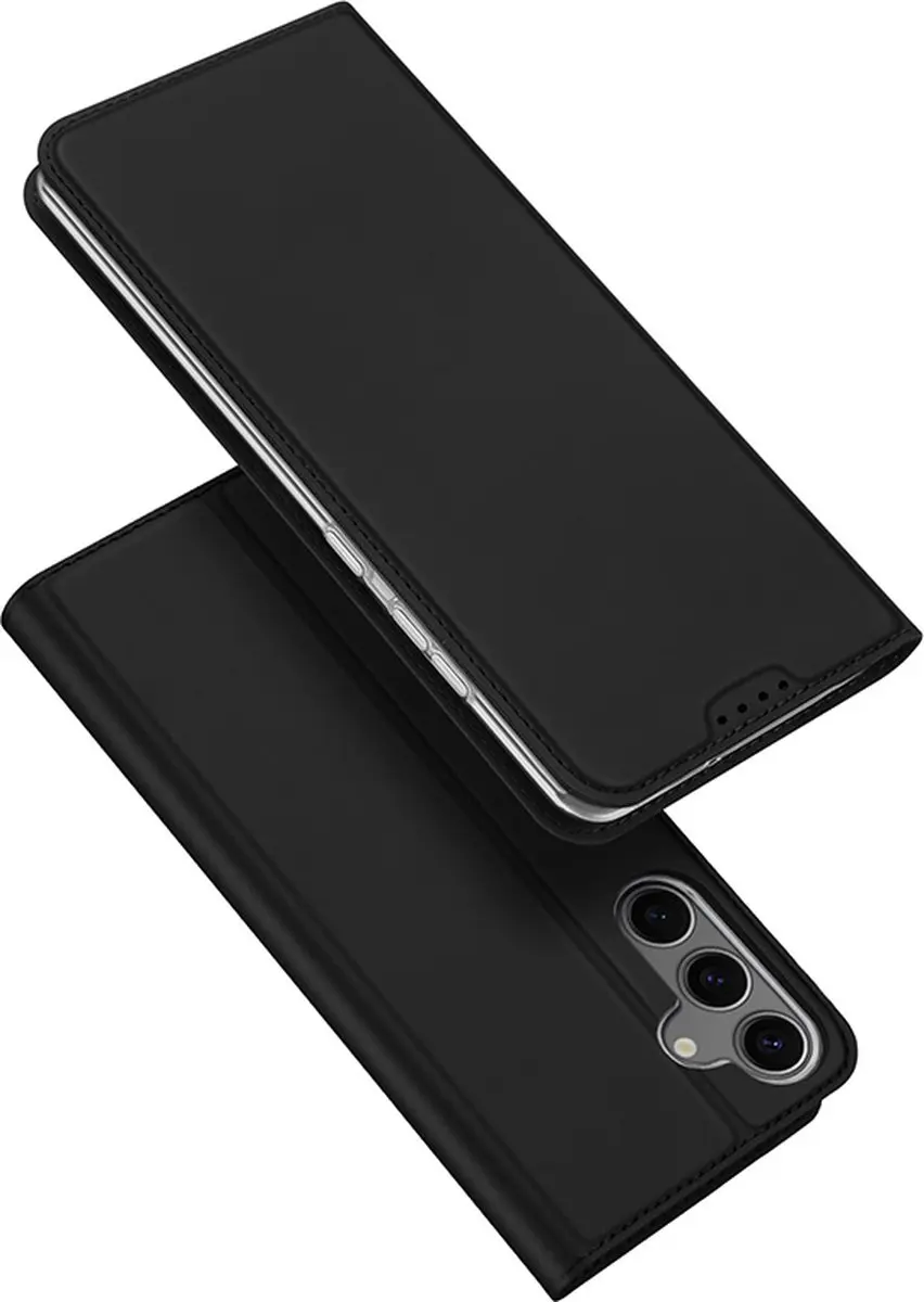 Dux Ducis Telefoonhoesje Samsung Galaxy S25 Book Case - Zwart