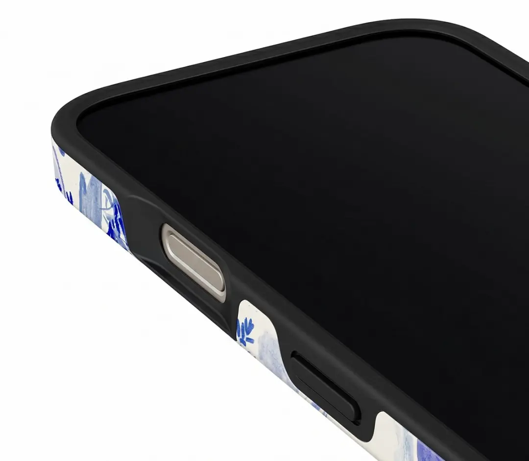 Burga Tough Dual Layer MagSafe Hoesje iPhone 16 Pro Max - BRGTOUGHCASEMI16PMSO - Wit/Blauw