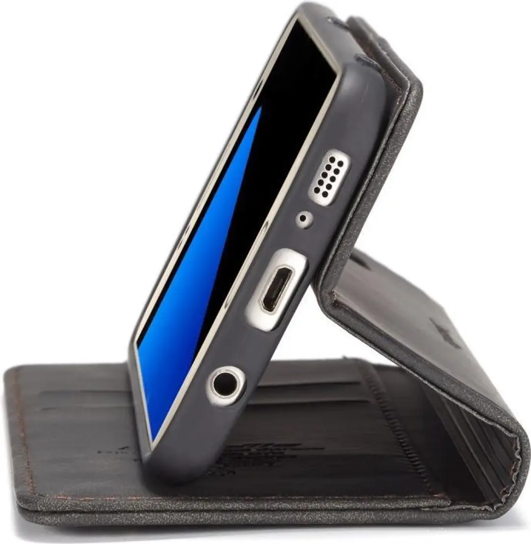 Caseme Book Case Samsung Galaxy S7 - 2 Pasjes - Zwart