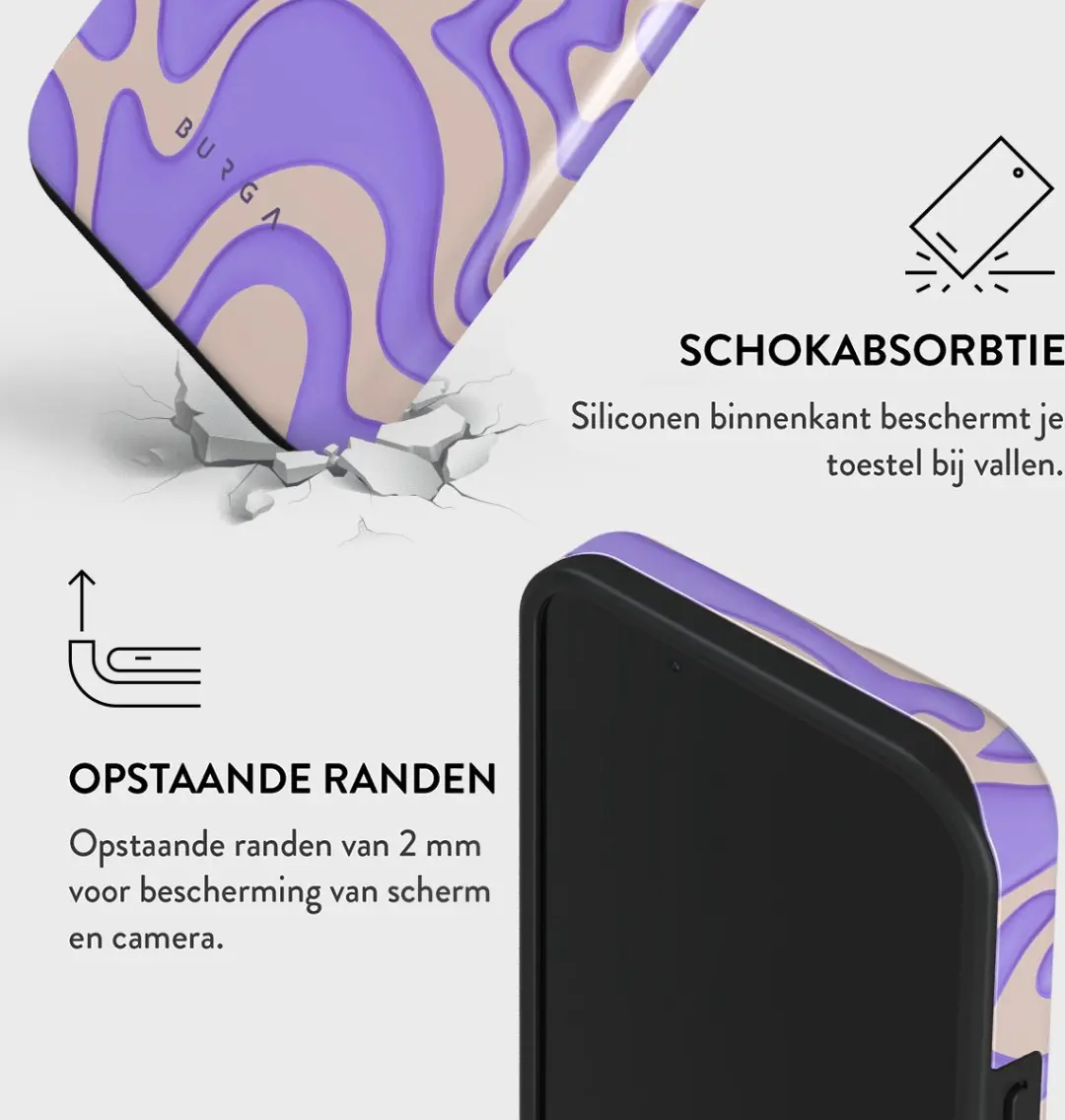 Burga Telefoonhoesje iPhone 14 Y2Kool - Schokbestendig