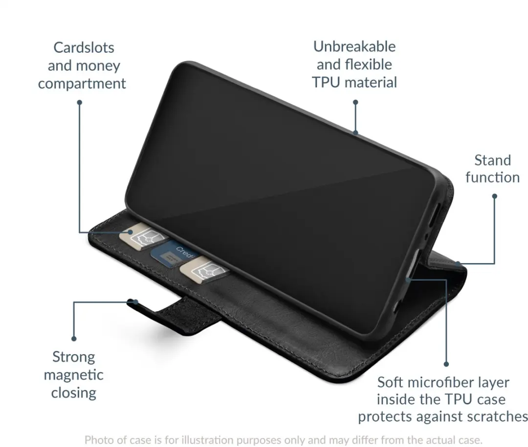 Mobilize Wallet Bookcase Telefoonhoesje Samsung Galaxy A36 - 4 Pasjes - Zwart