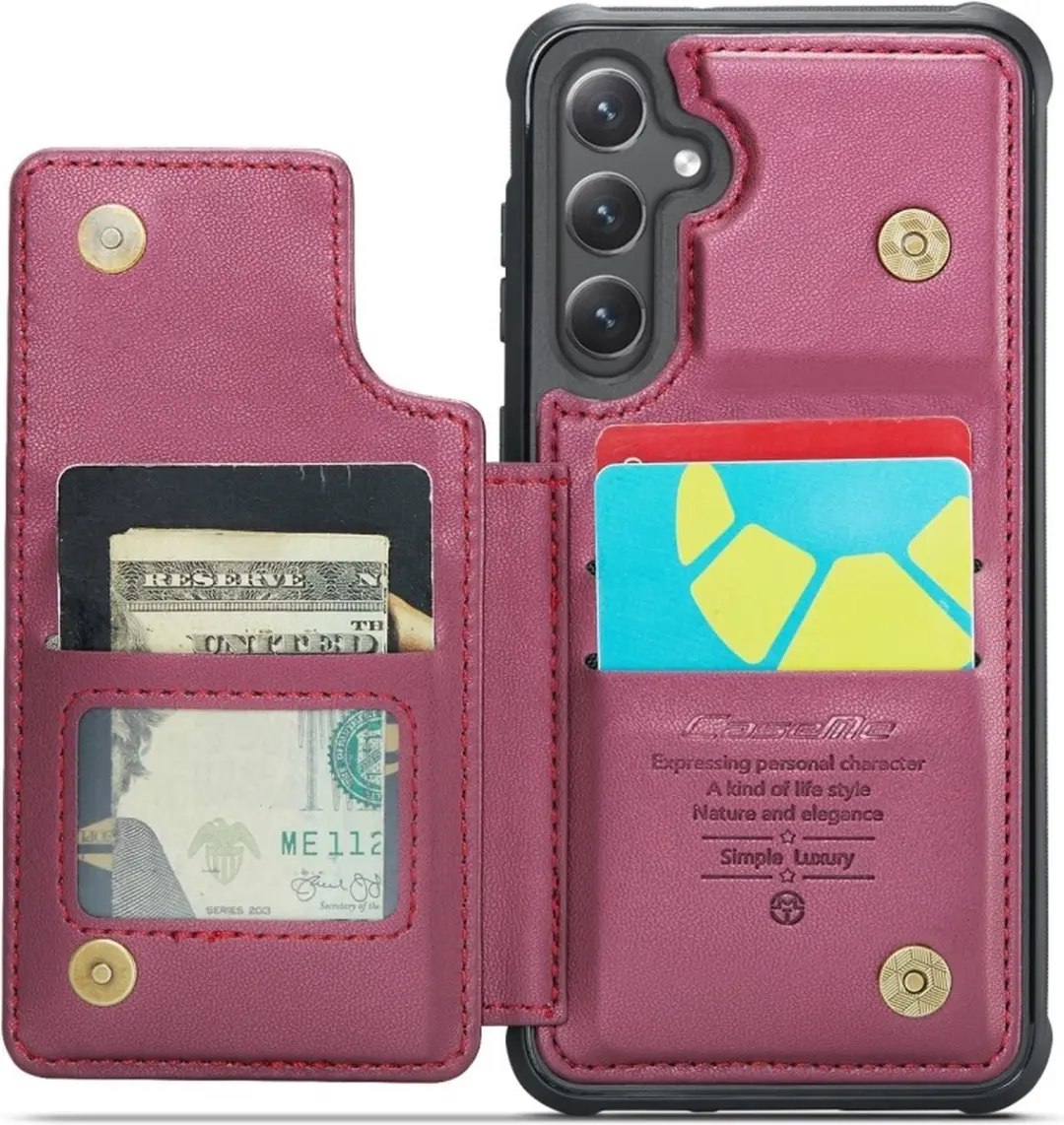 Caseme C22 Hoesje Samsung Galaxy S25 - Roze