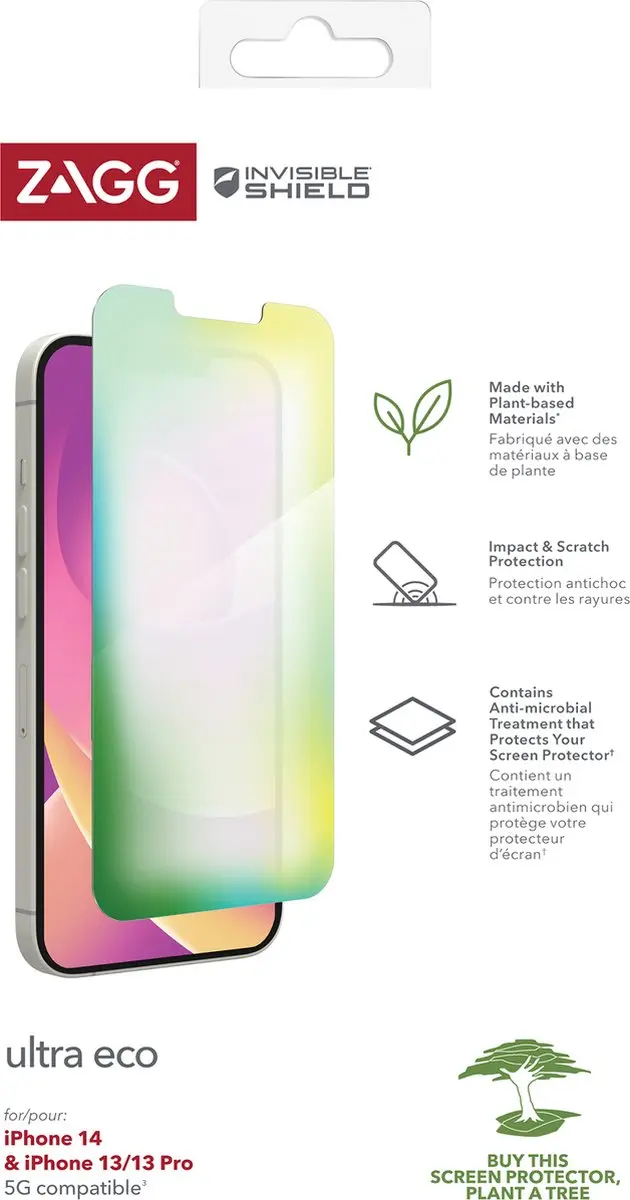 ZAGG Invisible Shield Ultra iPhone 13/14 Schermbeschermer