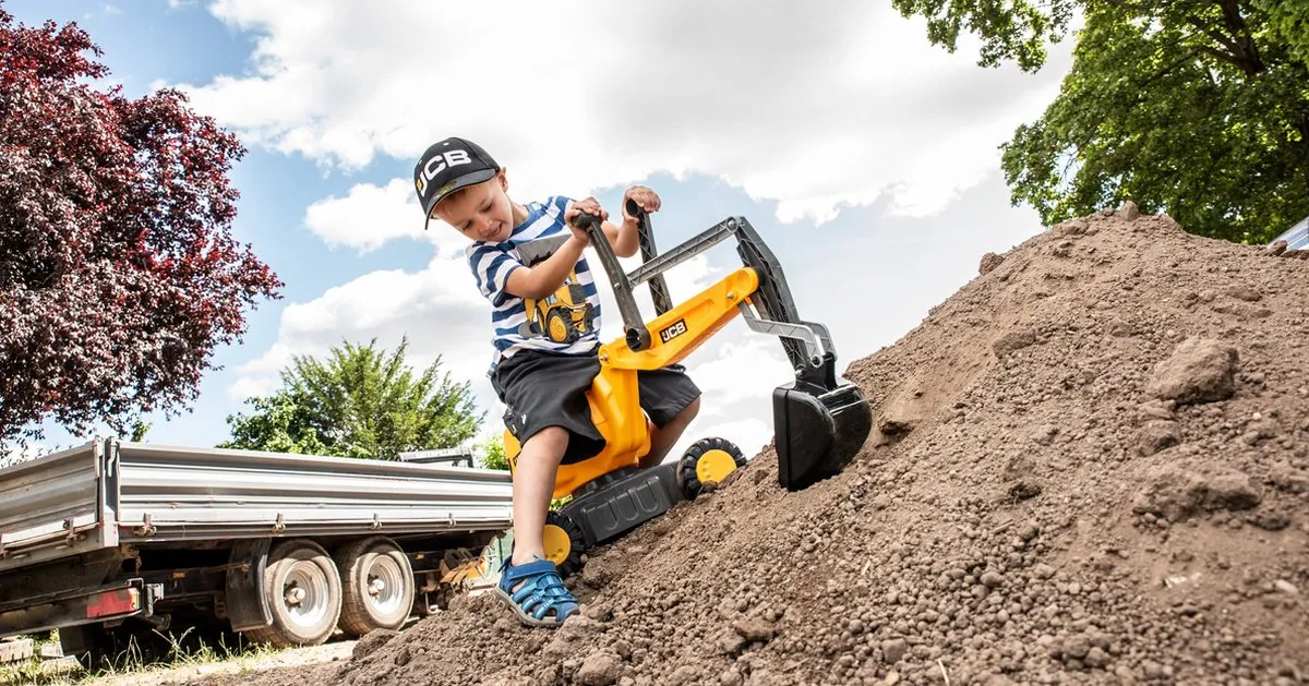 Rolly Toys RollyDigger JCB - Geel