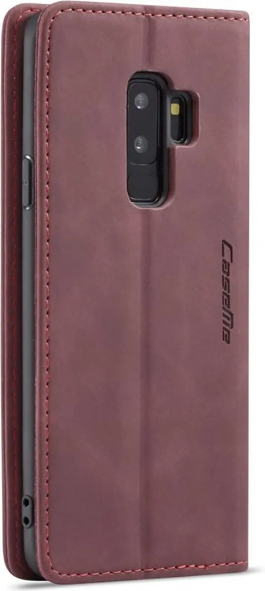 Caseme Book Case Samsung Galaxy S9+ - 2 Pasjes - Bordeaux