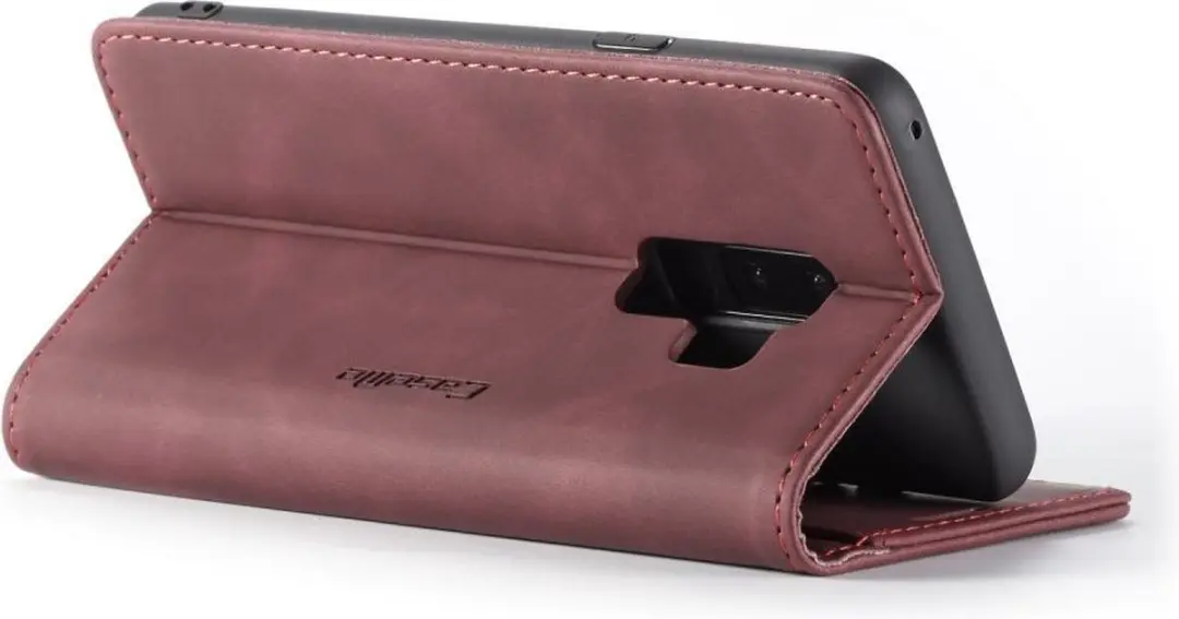 Caseme Book Case Samsung Galaxy S9+ - 2 Pasjes - Bordeaux