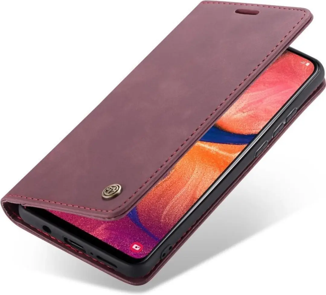 CaseMe Book Case Samsung Galaxy A20e - 2 Pasjes - Bordeaux