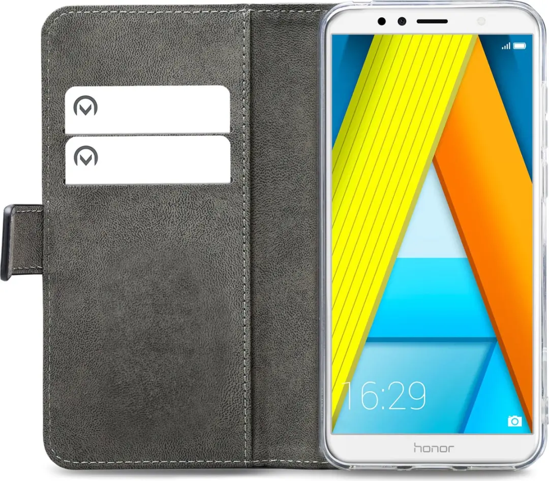 Mobilize Classic Gelly Wallet Bookcase Honor 7A - Pasjeshouder Zwart