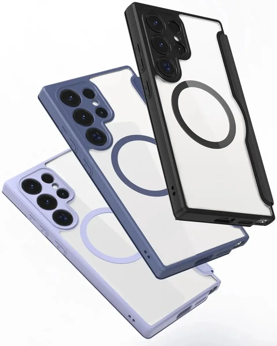 Dux Ducis Skin X Pro Book Case Telefoonhoesje - Samsung Galaxy S24 Ultra - Zwart