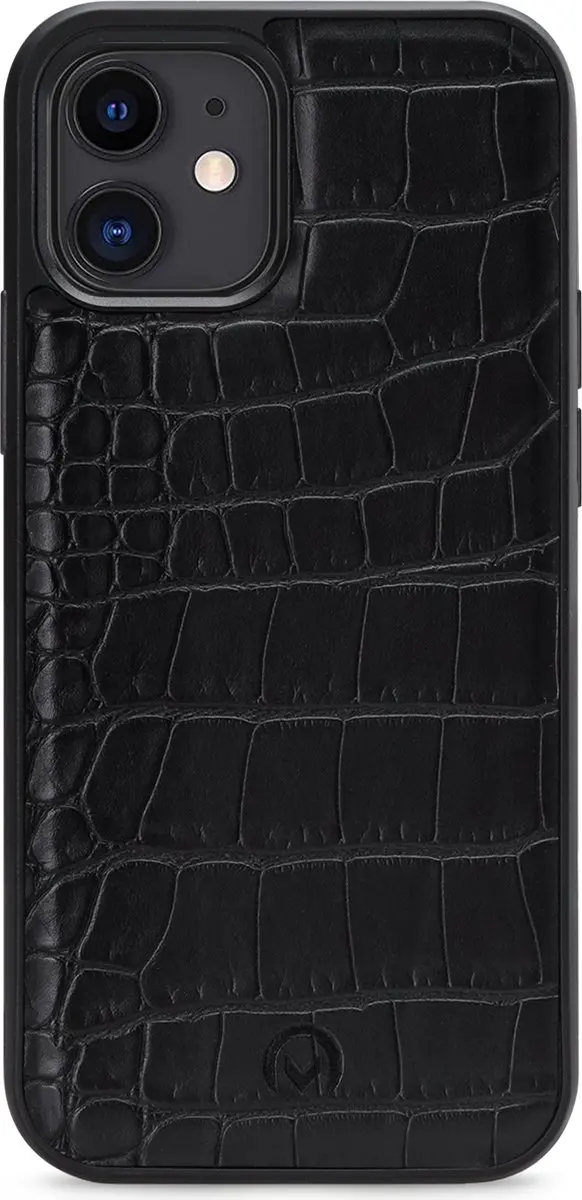 Mobilize iPhone 11/XR Clutch Case Croco Zwart - 5 Pasjes - afbeelding 6 van 6