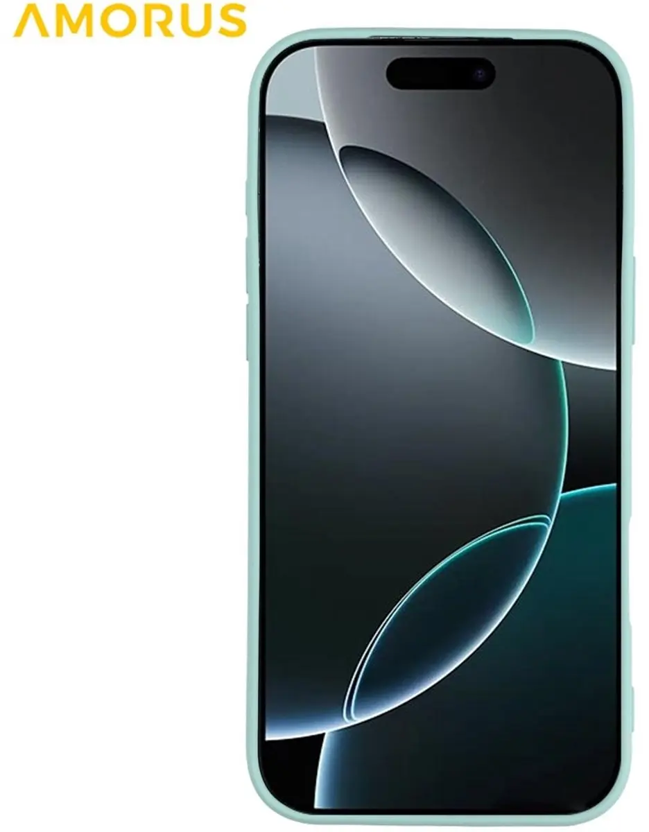 Amorus iPhone 17 Pro Hoesje Mint Green