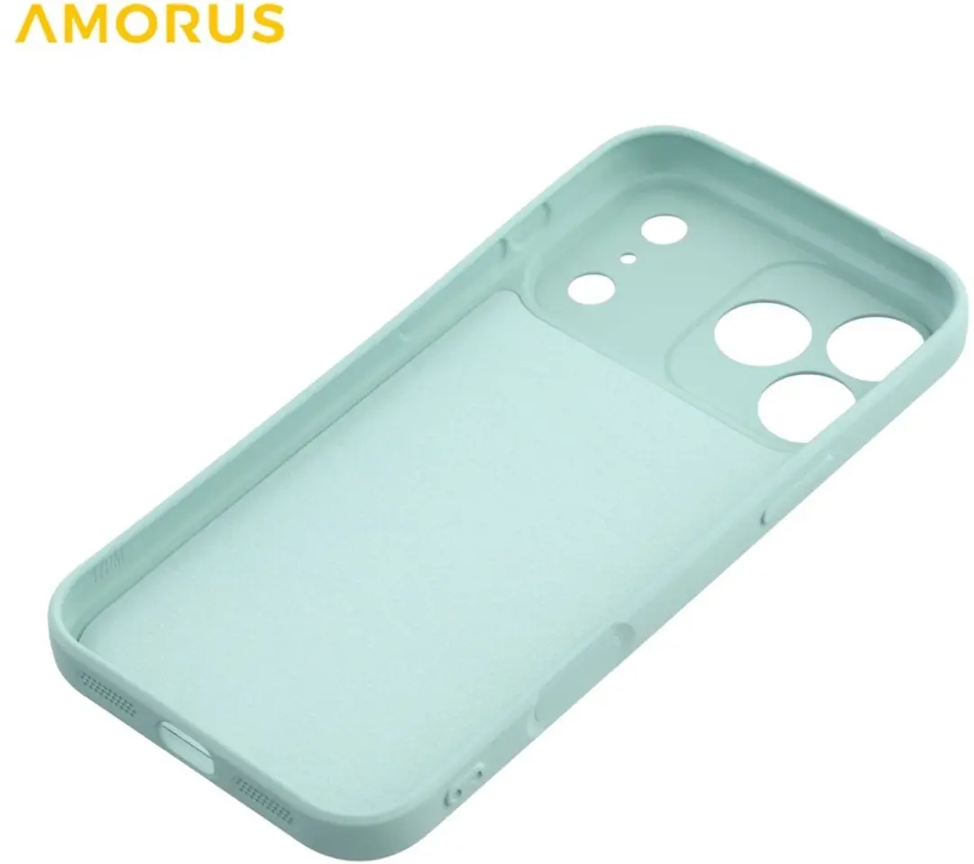 Amorus iPhone 17 Pro Hoesje Mint Green
