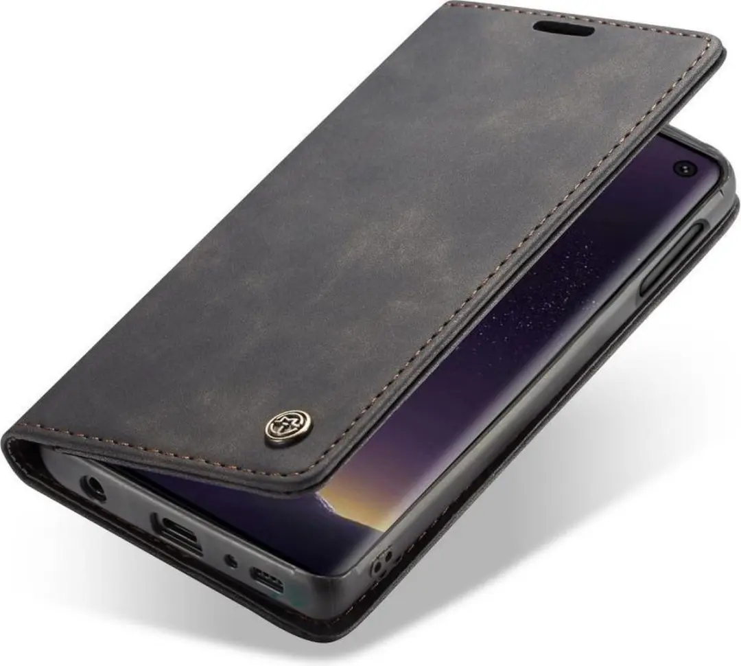 Caseme Book Case Samsung Galaxy S10e - 2 Pasjes - Zwart