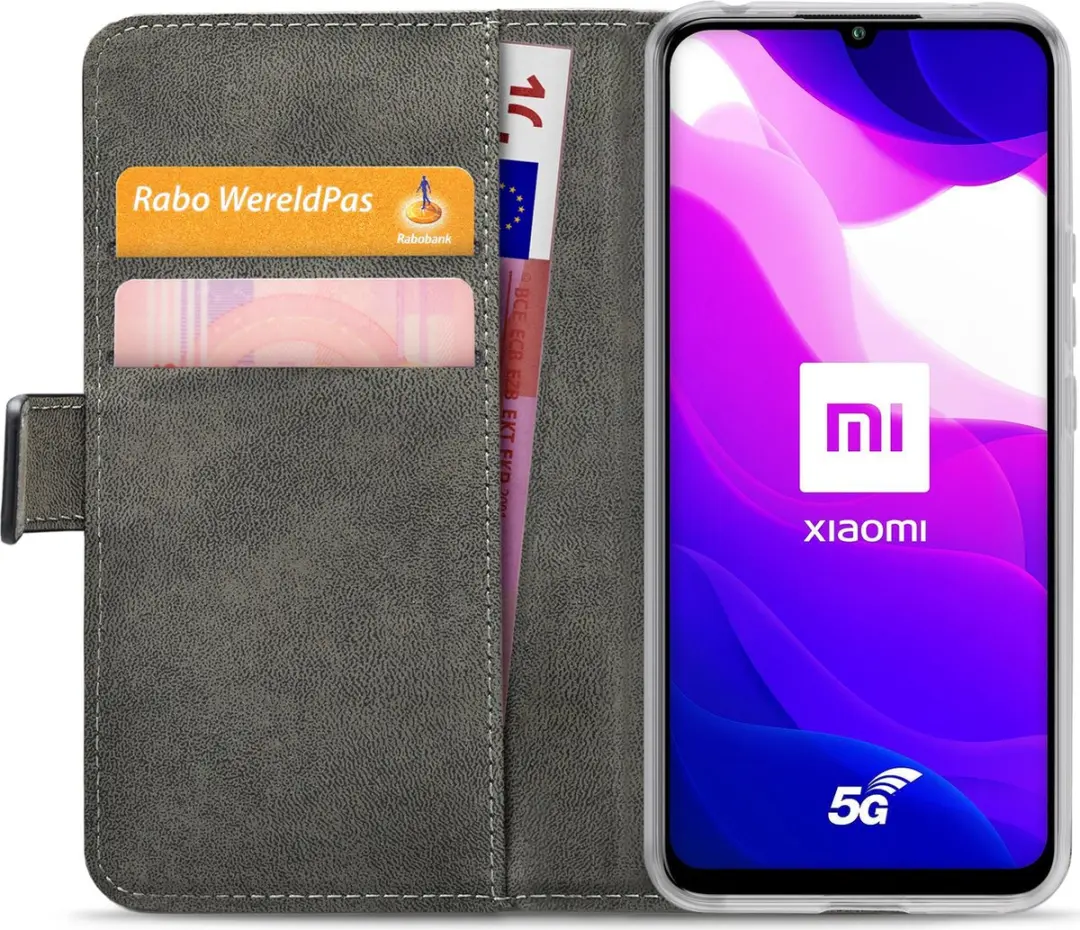 Mobilize Classic Gelly Wallet Bookcase Xiaomi Mi 10 Lite - Zwart