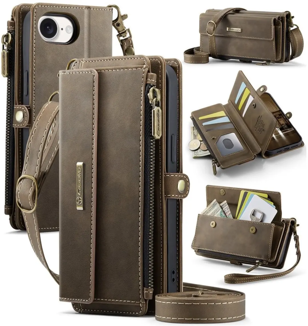 Caseme iPhone 16e Hoesje Portemonnee