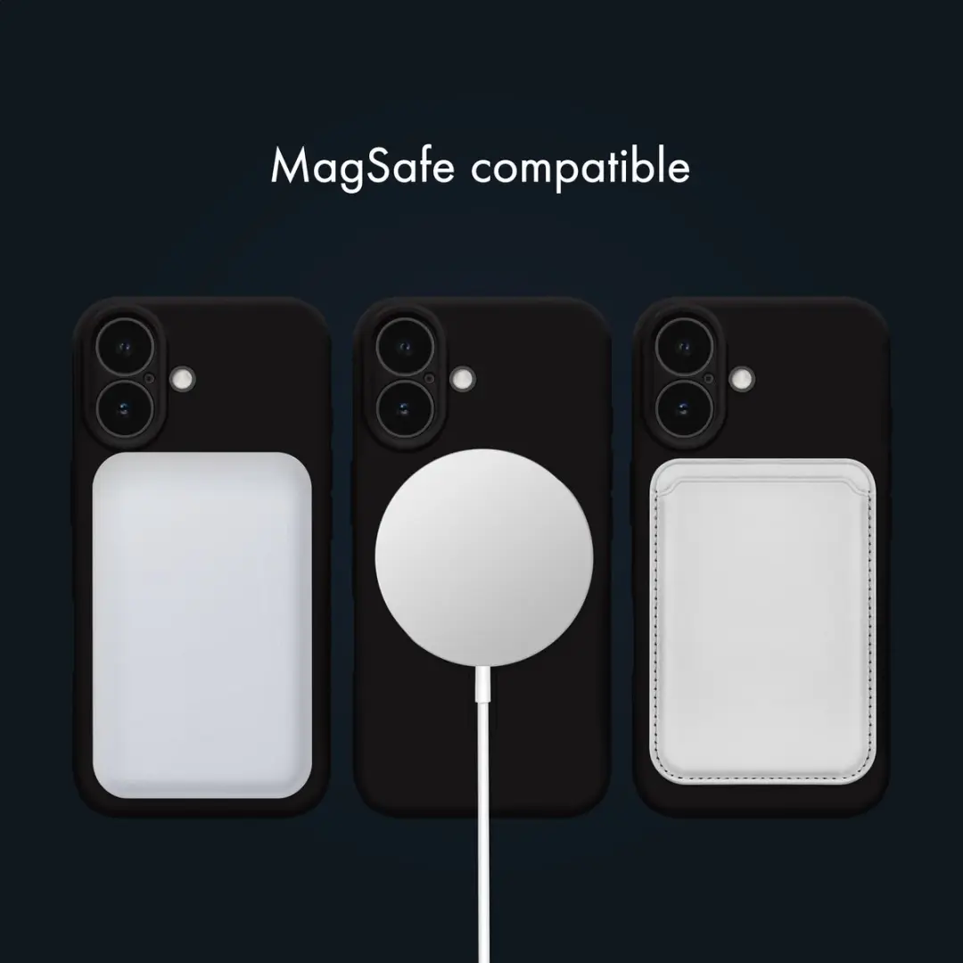 My Style iPhone 16 MagSafe Hoesje MSPFMCCS0006 - Zwart