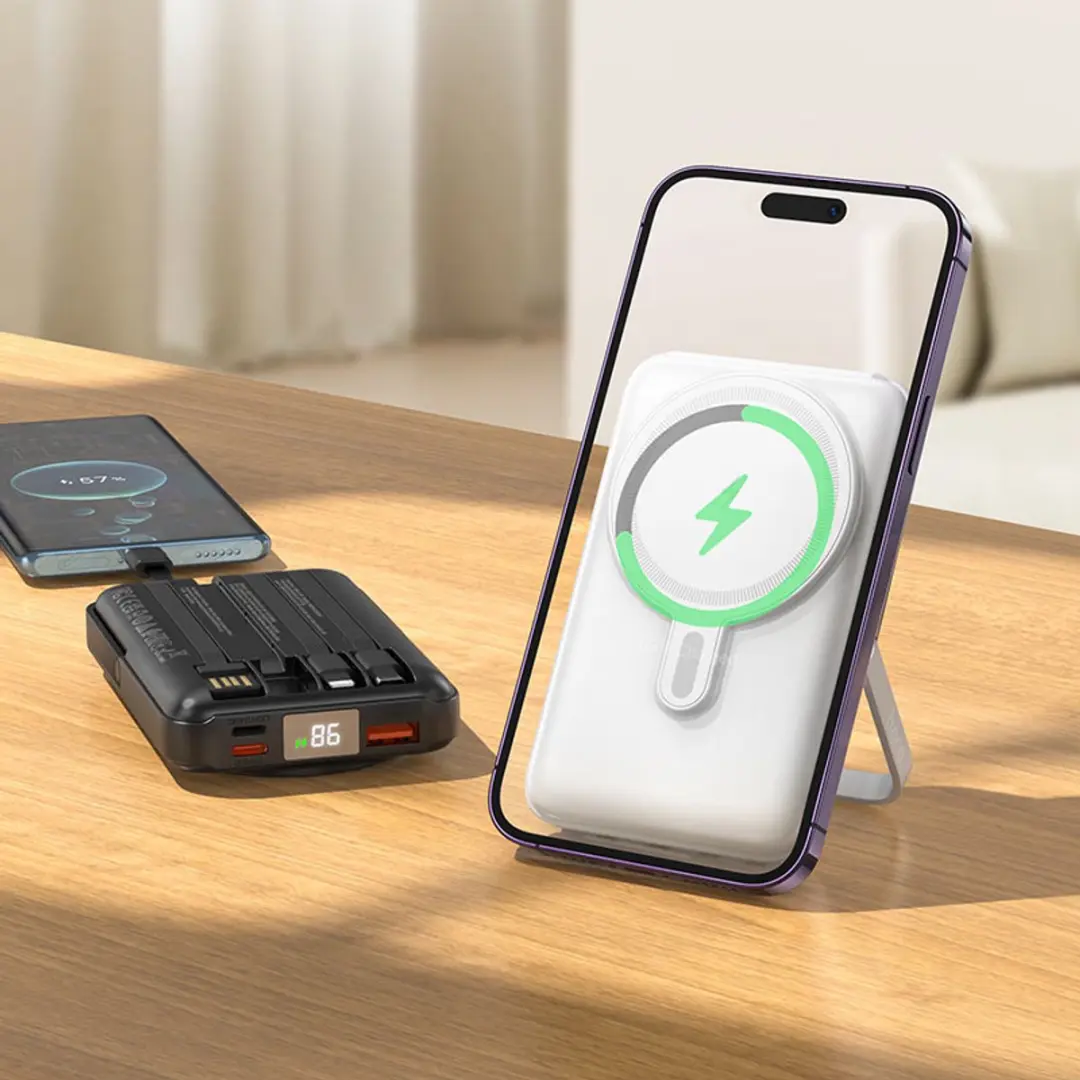 Hoco Magnetische Powerbank 10.000mAh - 22,5W - Zwart