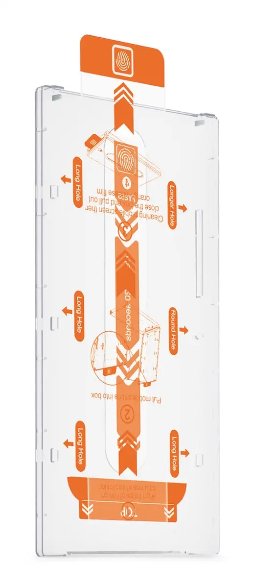 Mobilize iPhone 15 Plus Glazen Screenprotector - Case Friendly