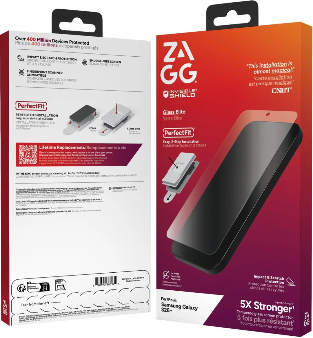 ZAGG InvisibleShield Glass Elite Samsung Galaxy S26+ - Tempered Glass