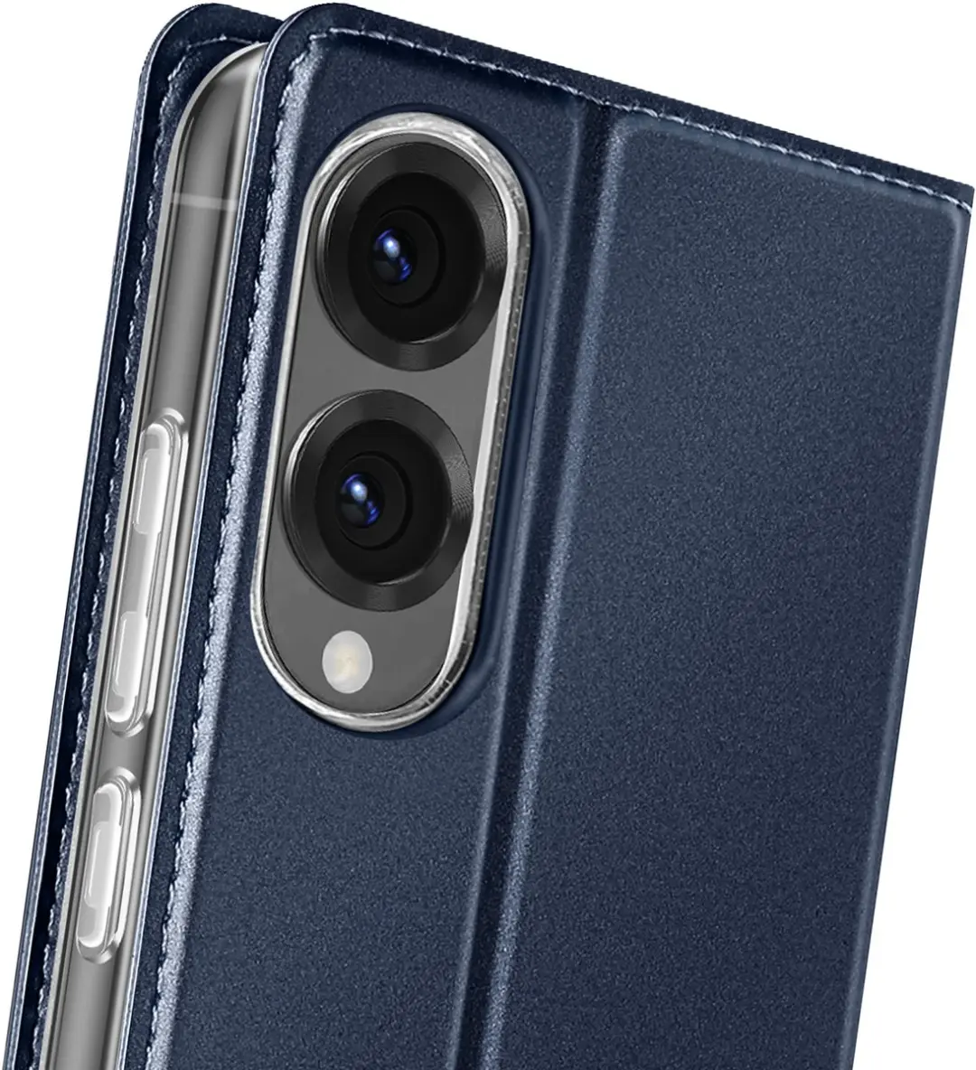 Dux Ducis FOLIO-217814 Hoesje Samsung Galaxy S25 Edge - Nachtblauw