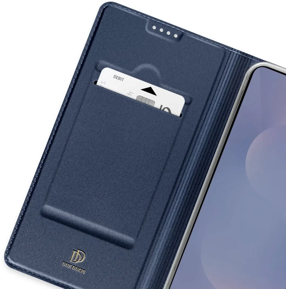 Dux Ducis FOLIO-217814 Hoesje Samsung Galaxy S25 Edge - Nachtblauw