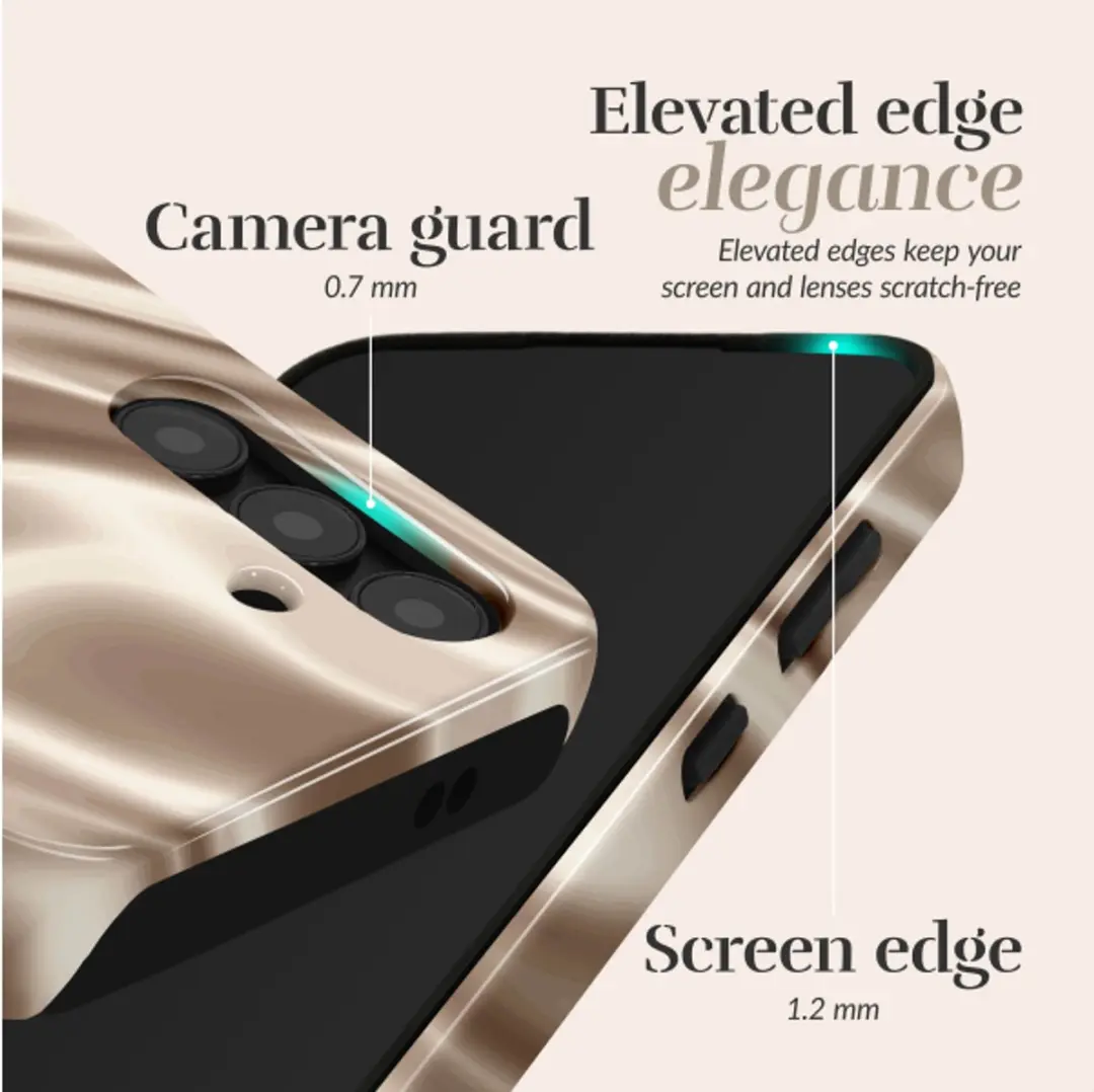 Mobilize MIO Silky Dreams MagSafe Hoesje - Samsung Galaxy A35 - Champagne