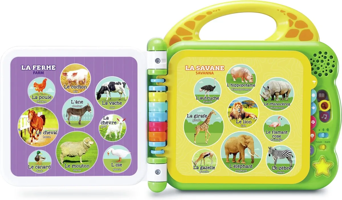 Vtech Mijn Tweetalige Dierenbeelden - Meerkleurig